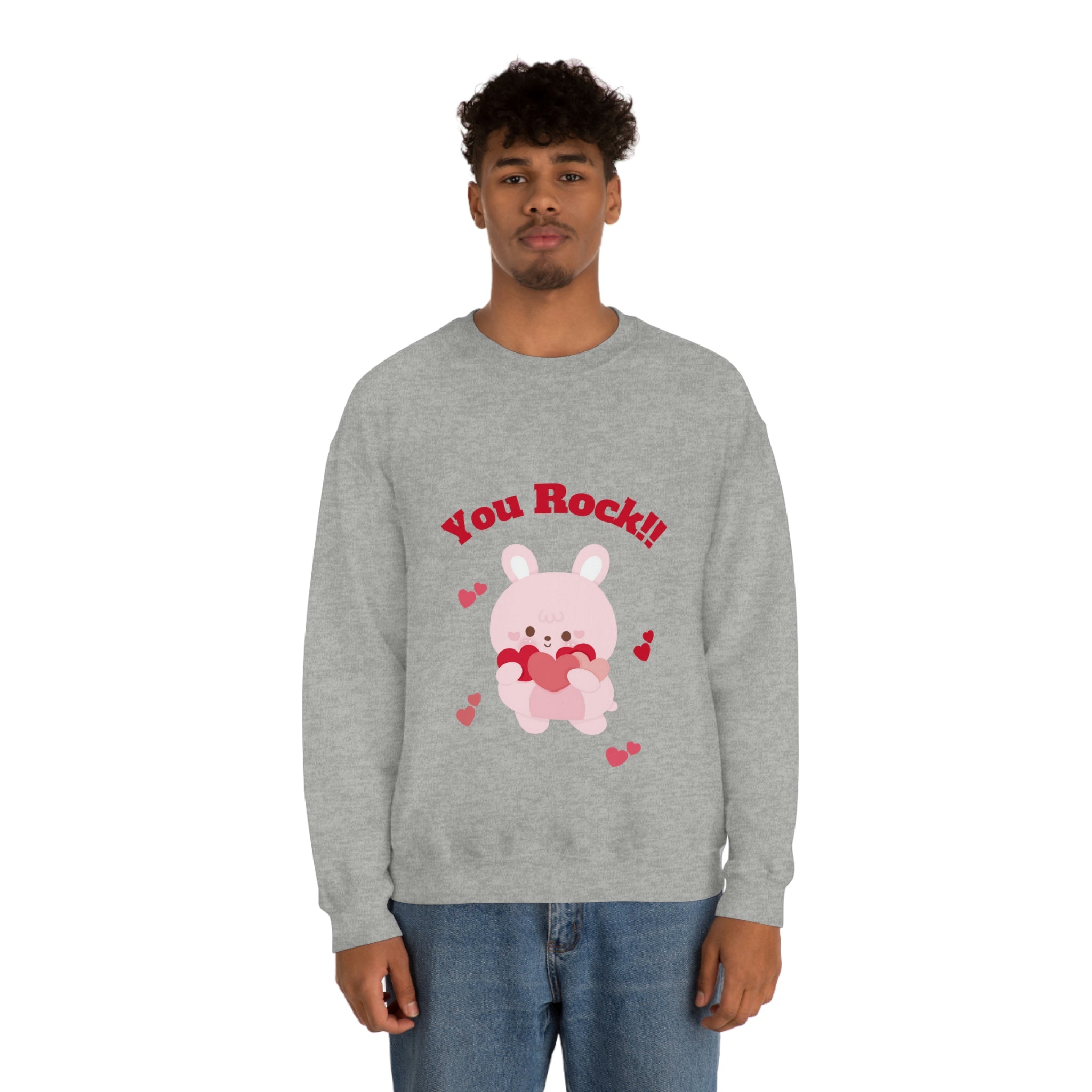You Rock Unisex Heavy Blend™ Crewneck Sweatshirt