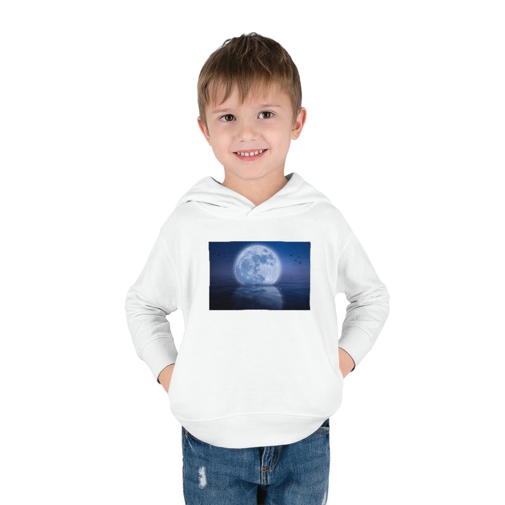 Mystical Moon Toddler Pullover Fleece Hoodie