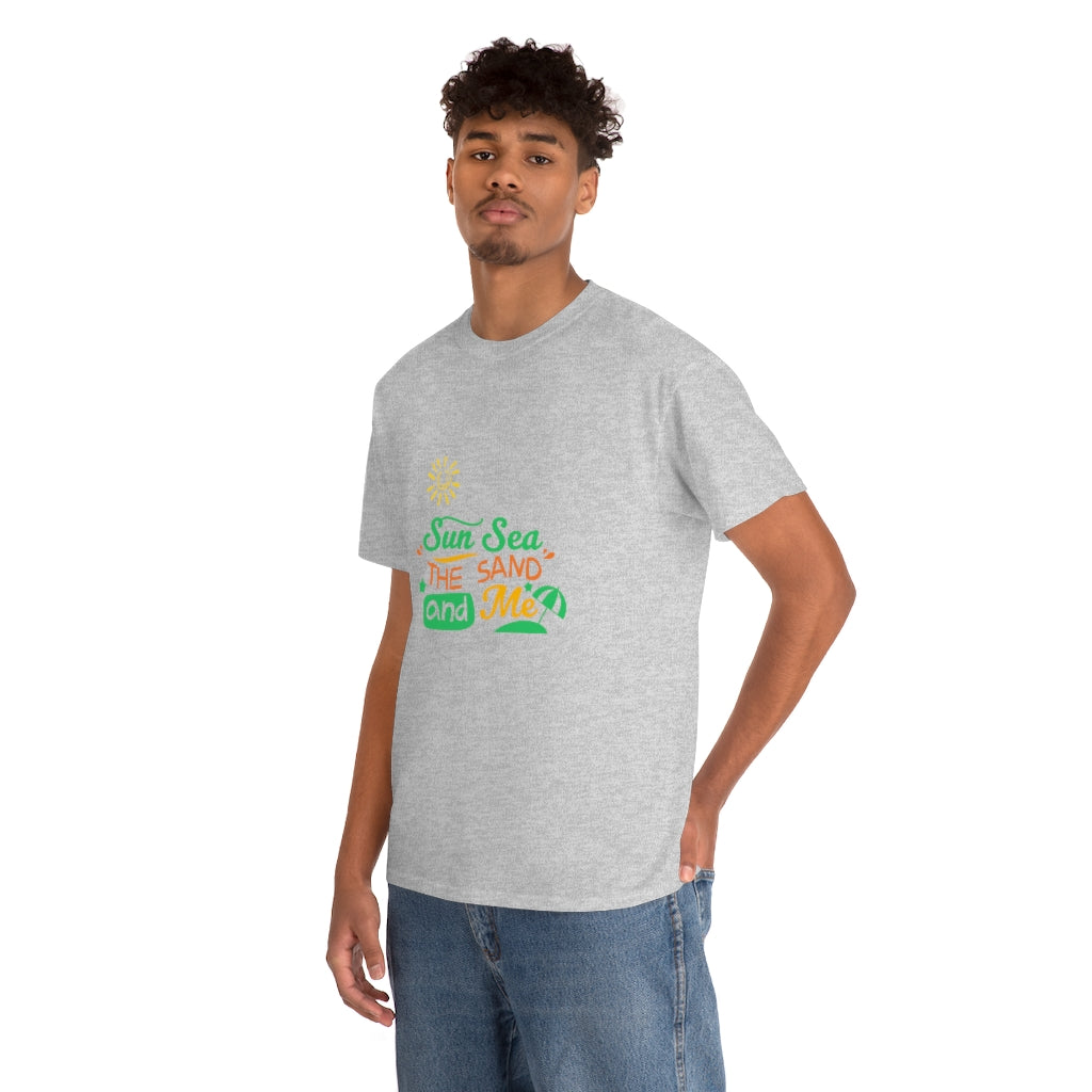 Sun Sea The Sand and Me Unisex Heavy Cotton Tee