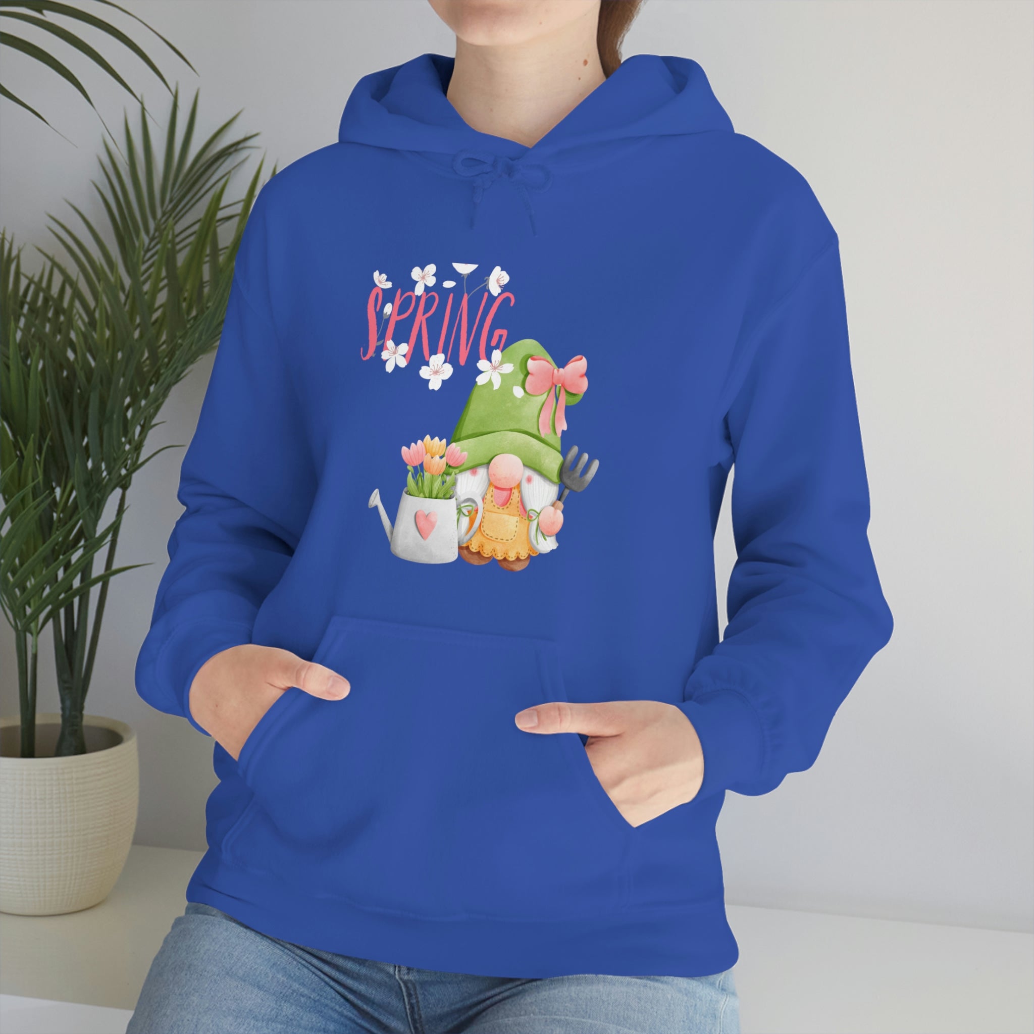 Gnome Happy Spring Unisex Heavy Blend™ Hooded Sweatshirt