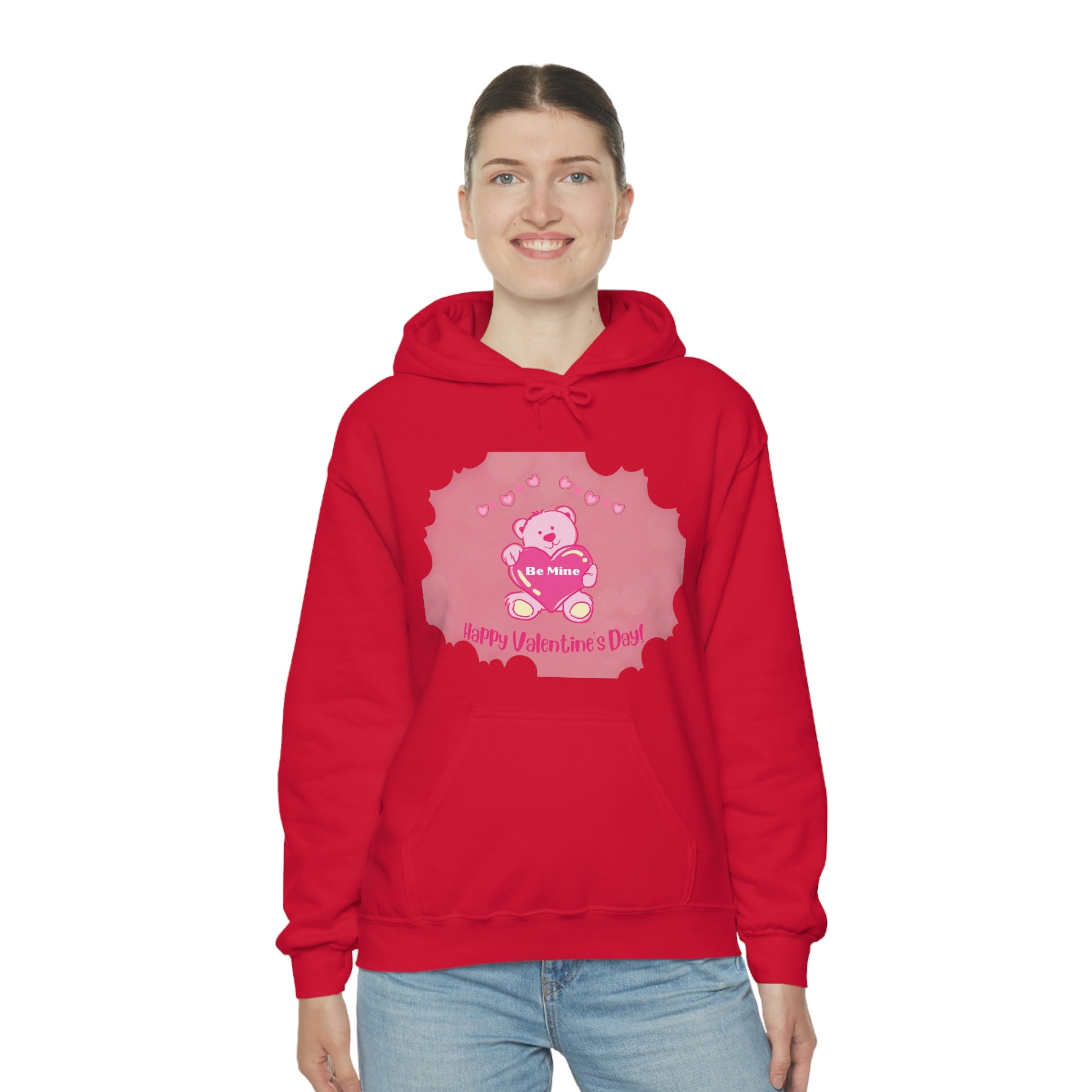 Happy Valentine's Day Be Mine Unisex Heavy Blend™ Hooded Sweatshirt