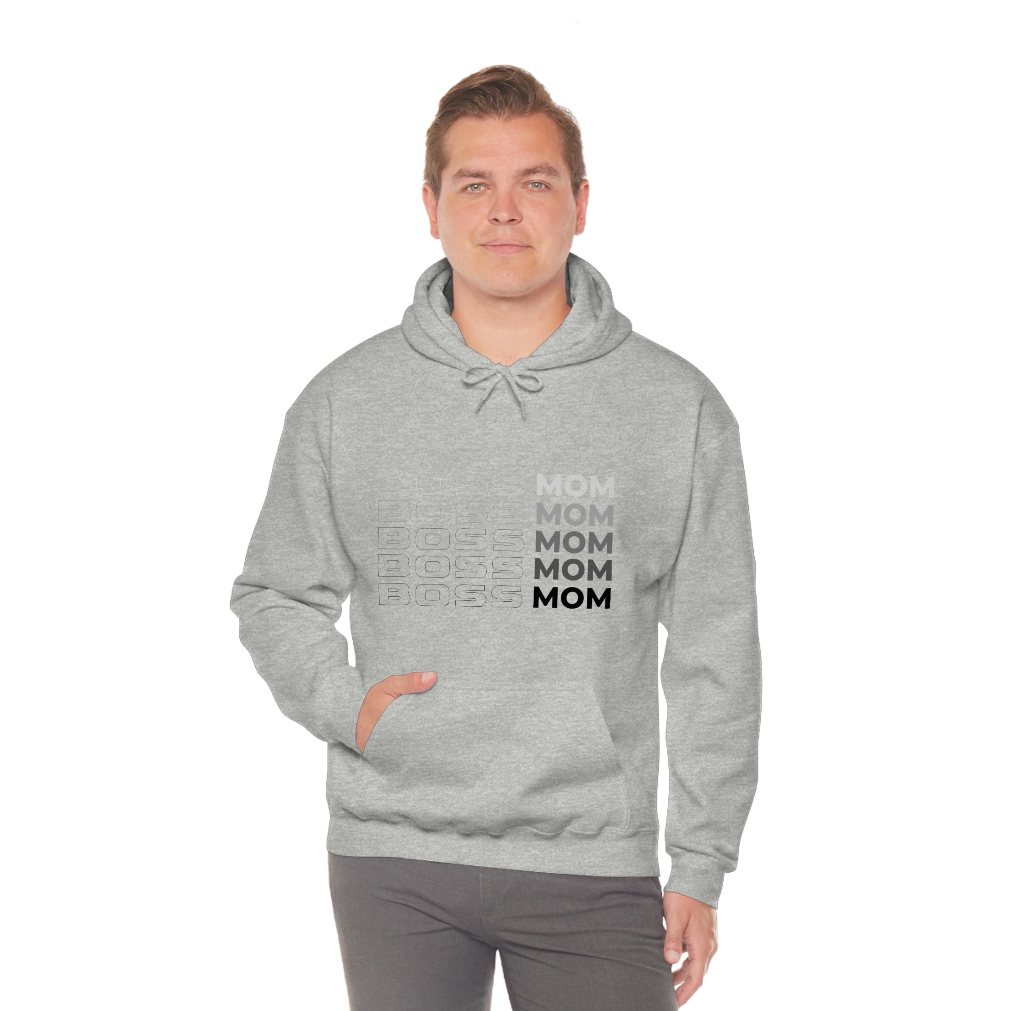 Boss Mom Unisex Heavy Blend™ Hooded Sweatshirt