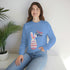 Happy Easter Day Bunny Unisex Heavy Blend™ Crewneck Sweatshirt