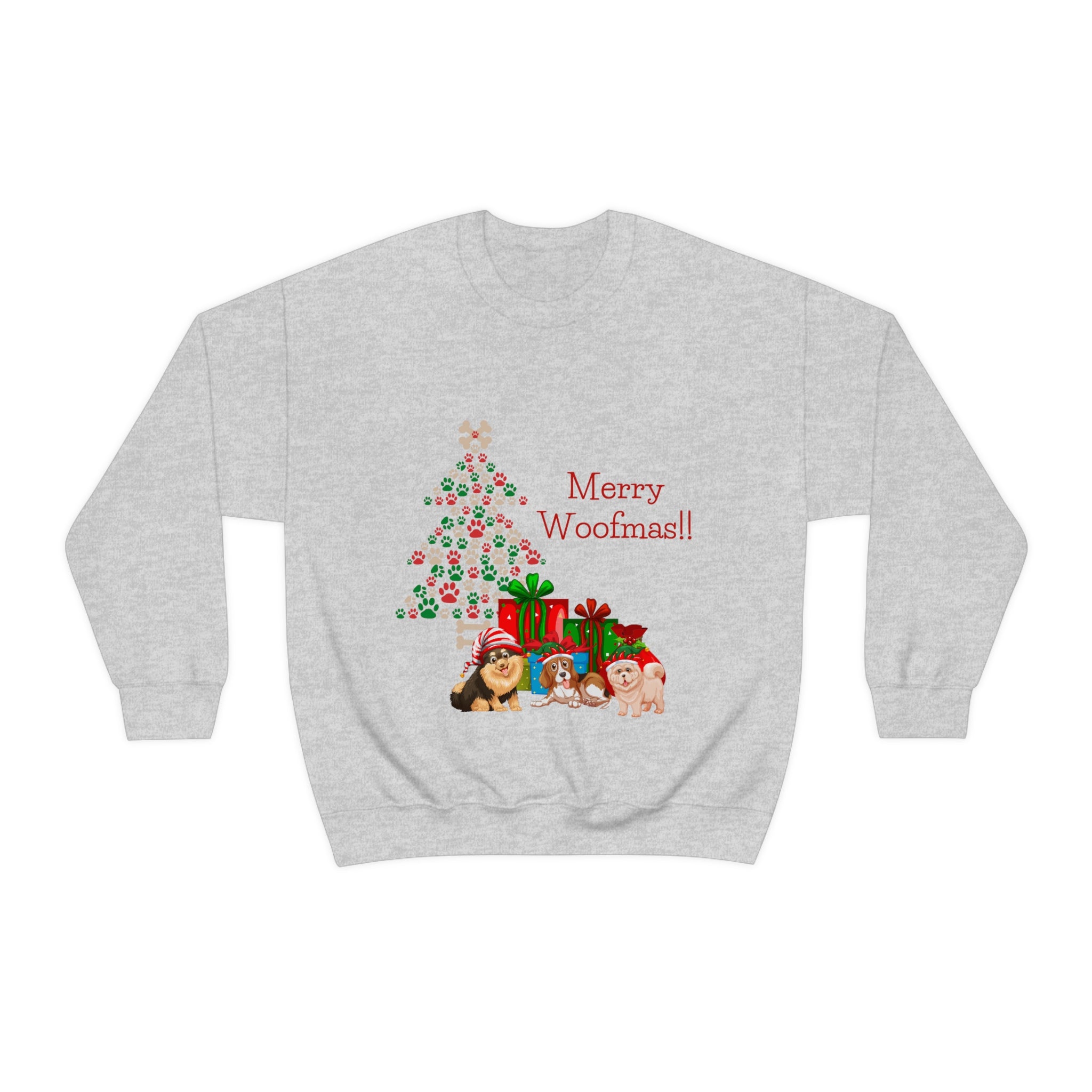 Merry Woolfmas Unisex Heavy Blend™ Crewneck Sweatshirt