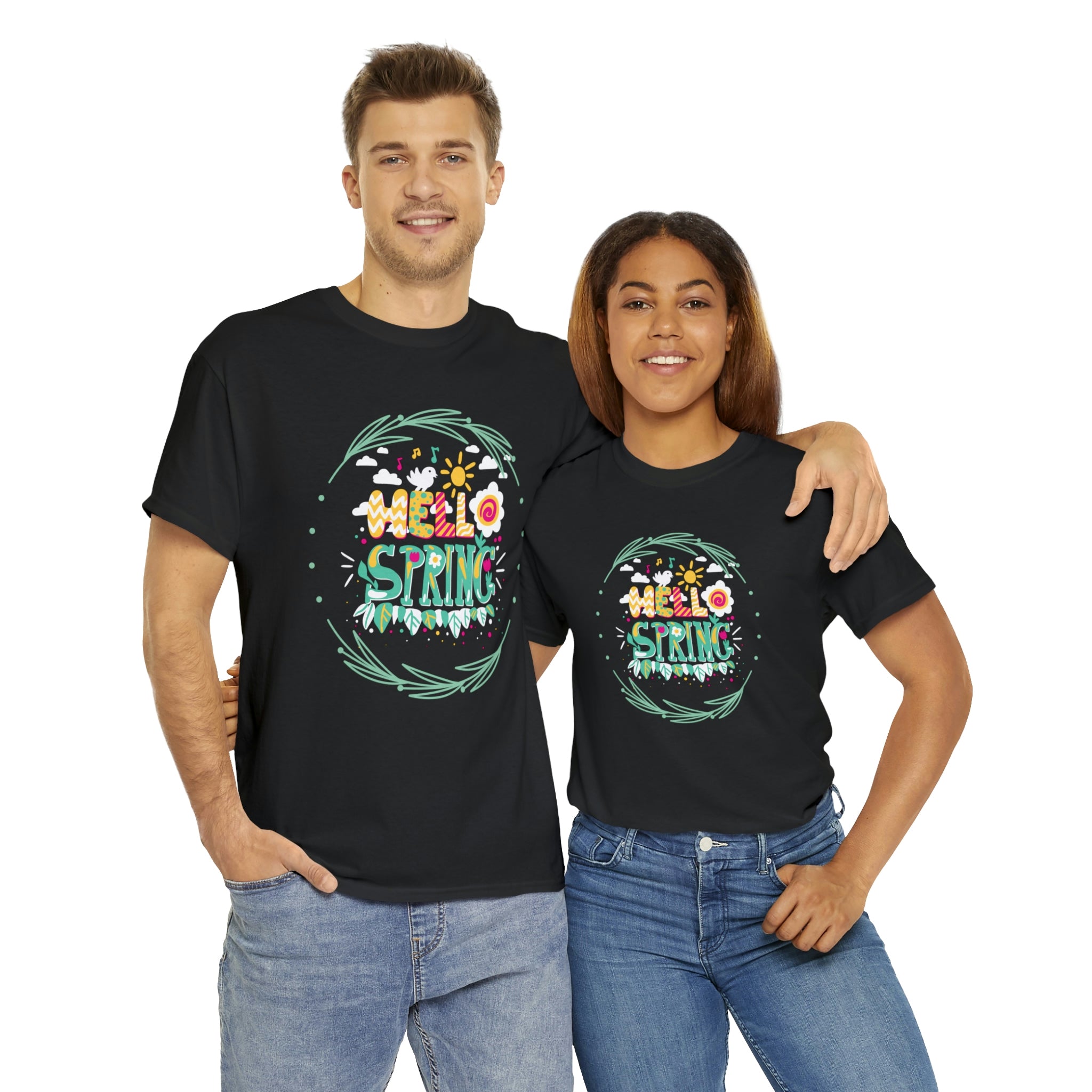 Hello Spring Unisex Heavy Cotton Tee