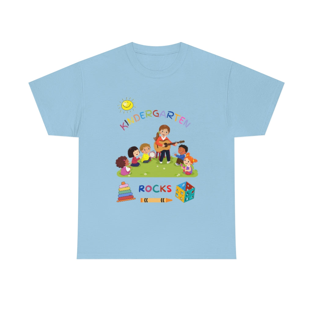 Kindergarten Rocks Unisex Heavy Cotton Tee