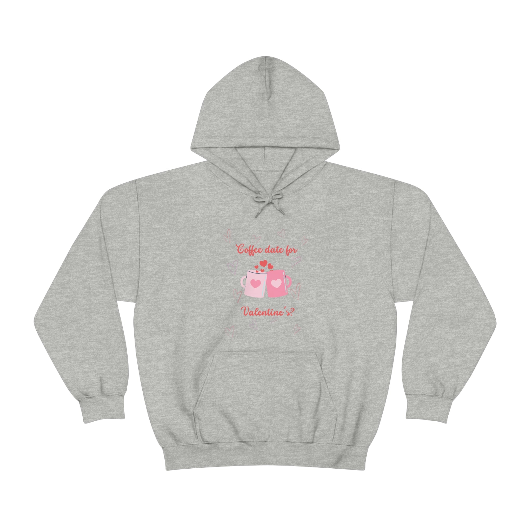 Coffee Date For Valentine's Unisex Heavy Blend™ Hooded Sweatshirt