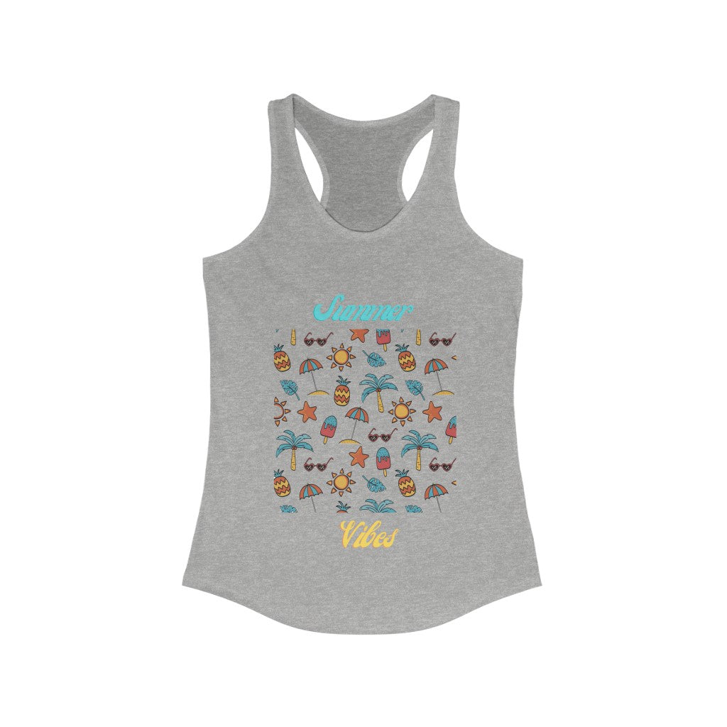 Summer Vibes Women's Ideal Racerback Tank