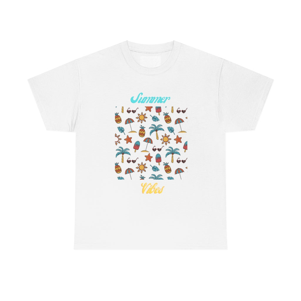 Summer Vibes Unisex Heavy Cotton Tee