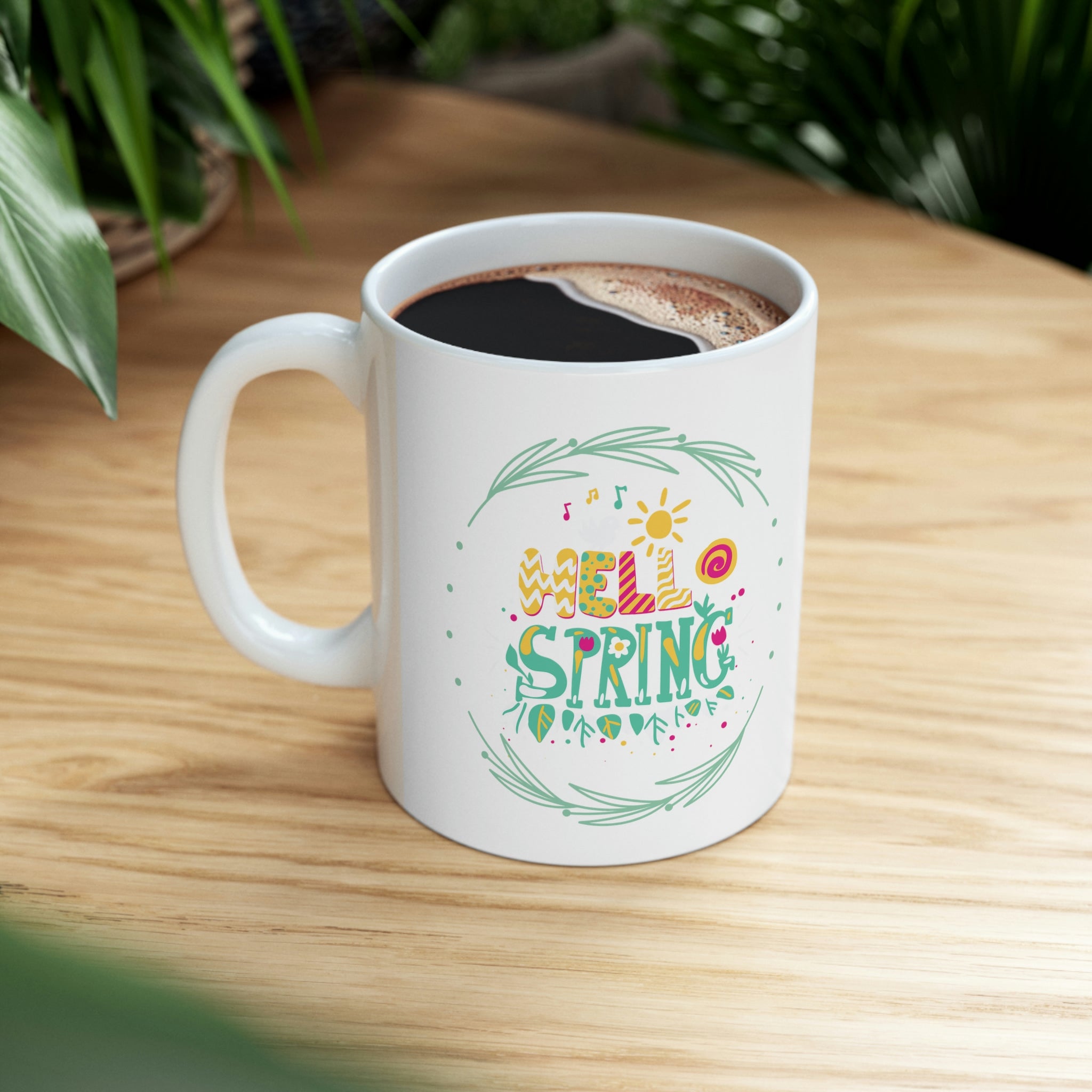 Hello Spring Ceramic Mug 11oz