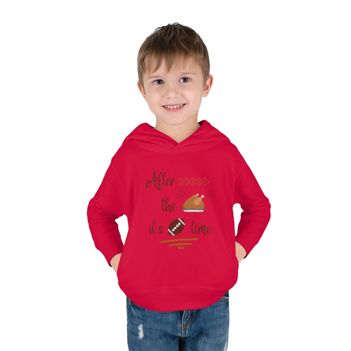 It's Game Time Toddler Pullover Fleece Hoodie