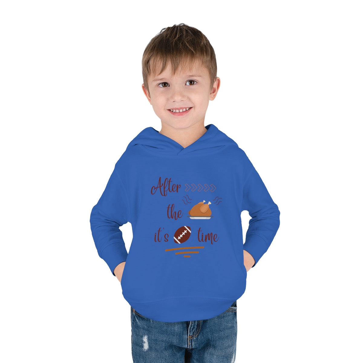 It's Game Time Toddler Pullover Fleece Hoodie