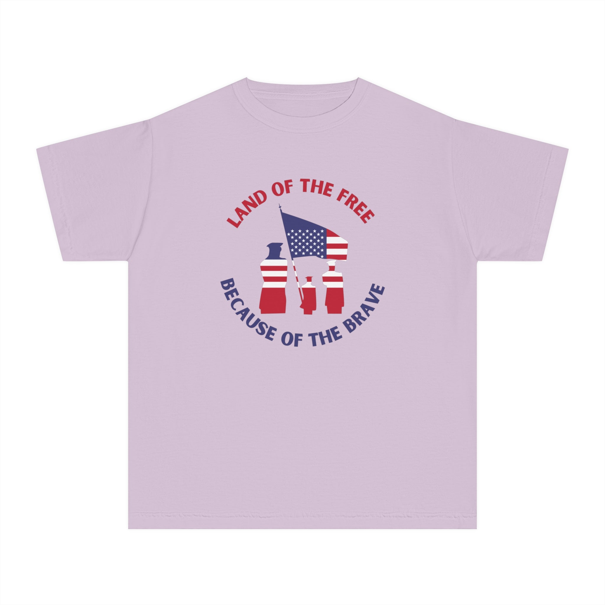 Memorial Day Land Of The Free Youth Midweight Tee