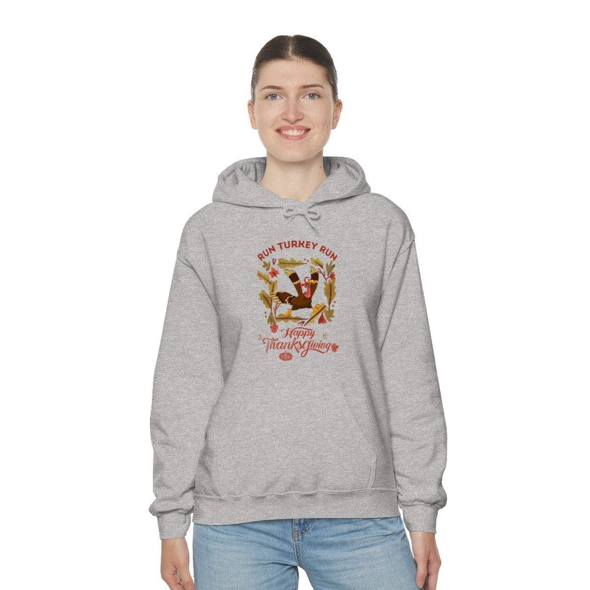 Run Turkey Run Unisex Heavy Blend™ Hooded Sweatshirt