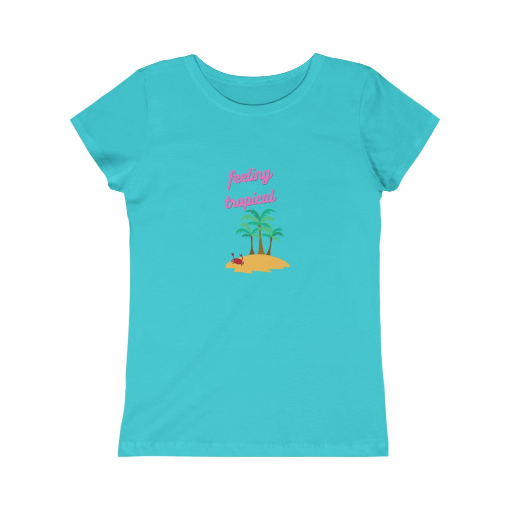 Feeling Tropical Girls Princess Tee