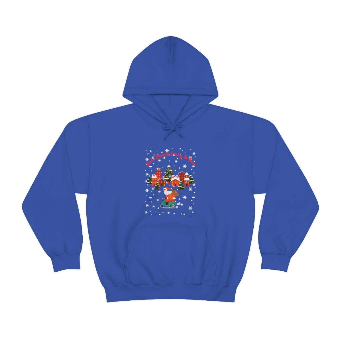 Santa Claus Is Coming To Town Unisex Heavy Blend™ Hooded Sweatshirt