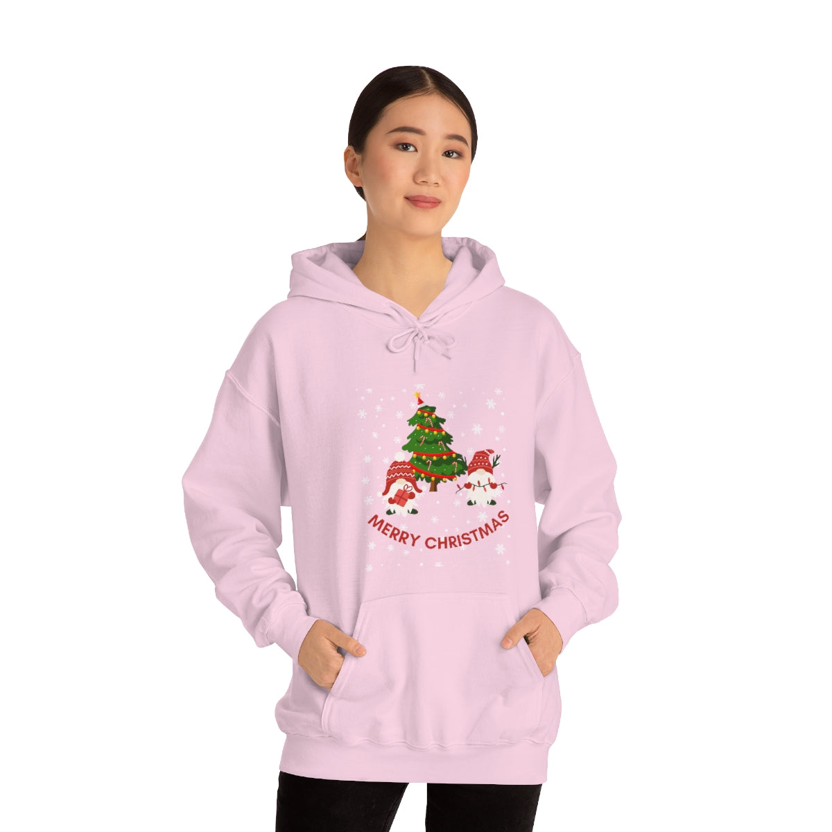 Merry & Bright Holidays Christmas Unisex Heavy Blend™ Hooded Sweatshirt