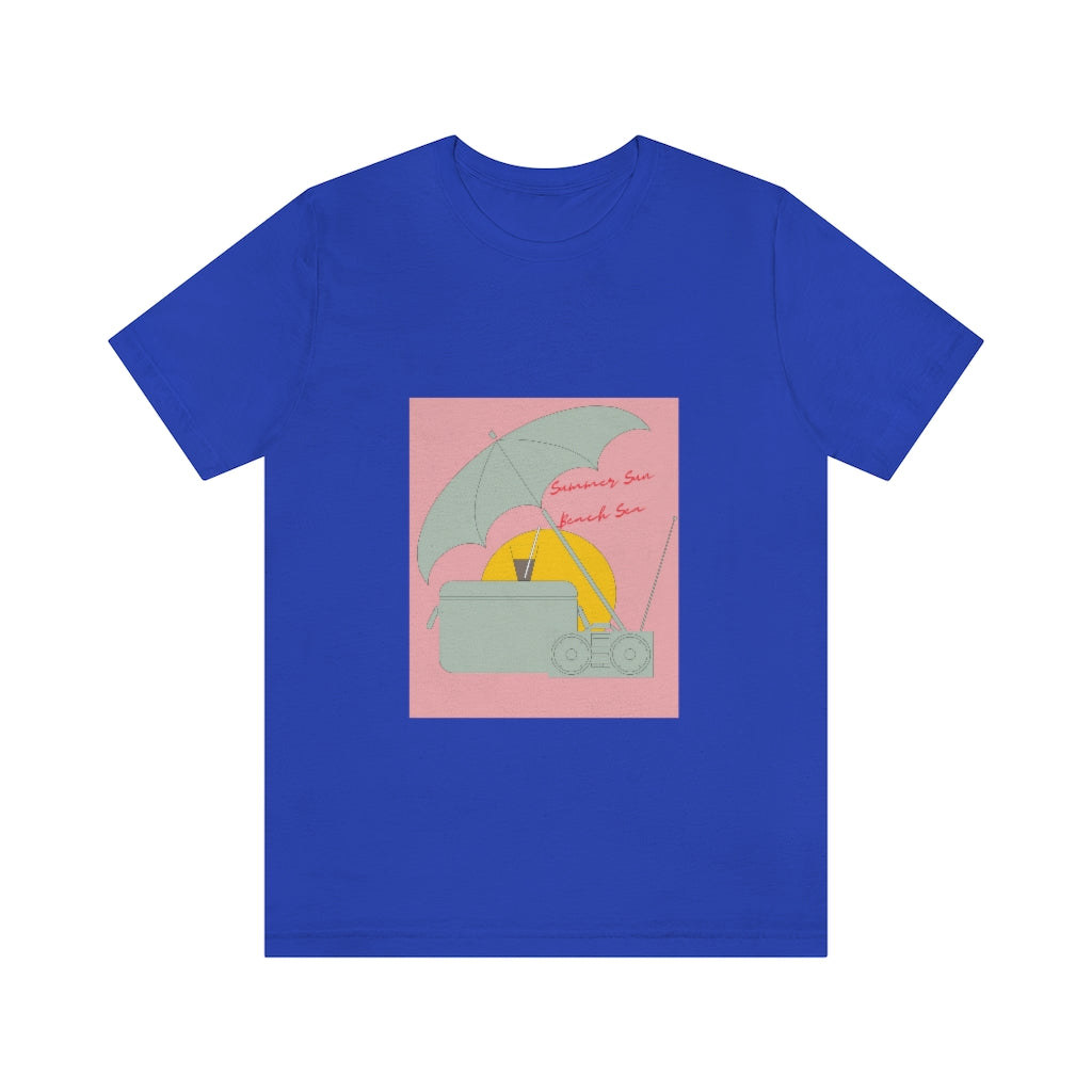 Summer Sun Beach Sea Unisex Jersey Short Sleeve Tee