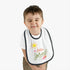 Baby Contrast Trim Jersey Bib