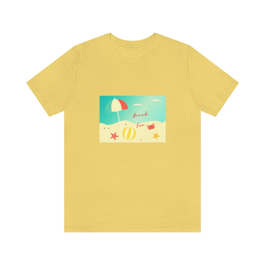 Beach Fun Unisex Jersey Short Sleeve Tee