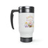 Happy Easter Gnome Stainless Steel Travel Mug with Handle, 14oz