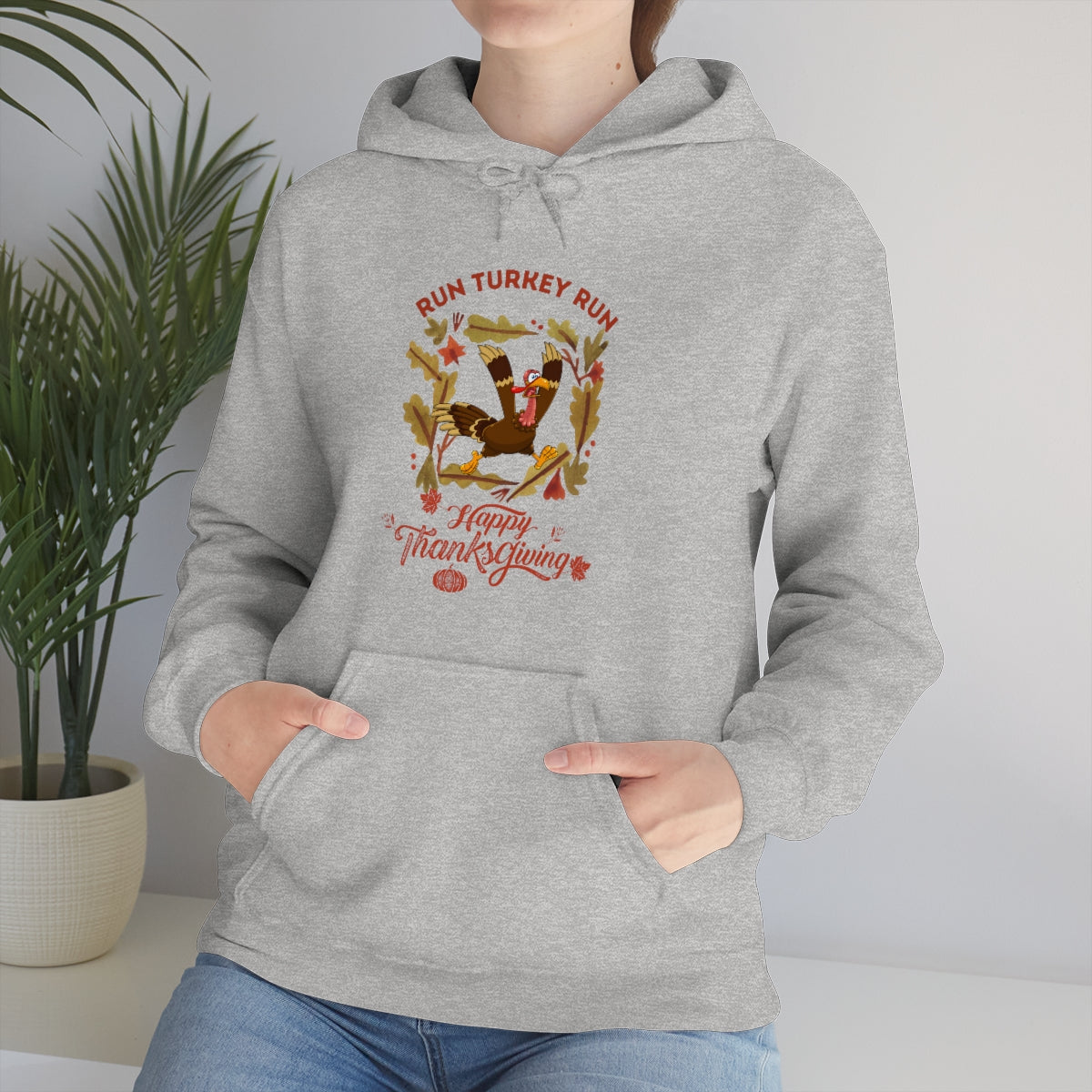 Run Turkey Run Unisex Heavy Blend™ Hooded Sweatshirt