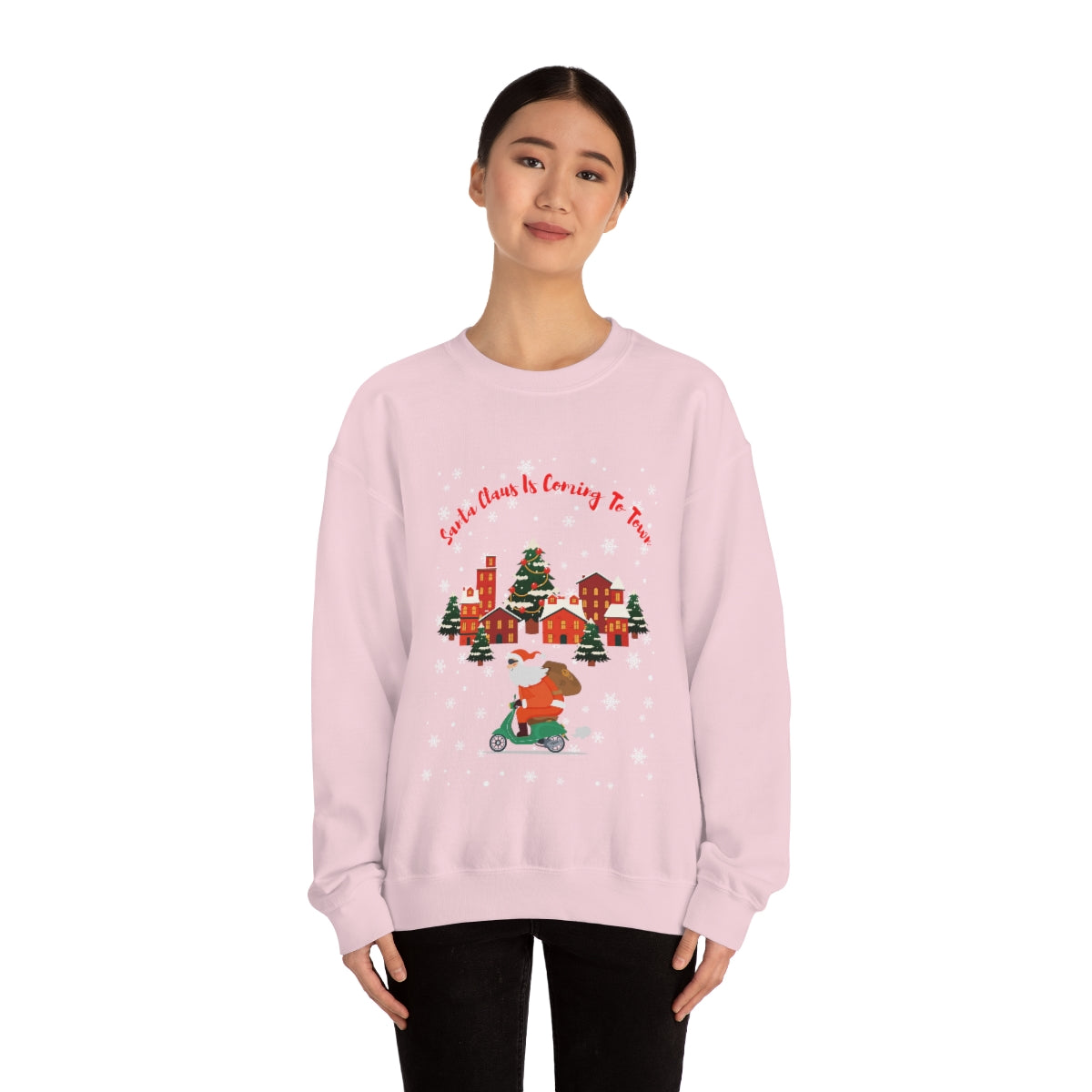 Santa Claus Is Coming To Town Unisex Heavy Blend™ Crewneck Sweatshirt