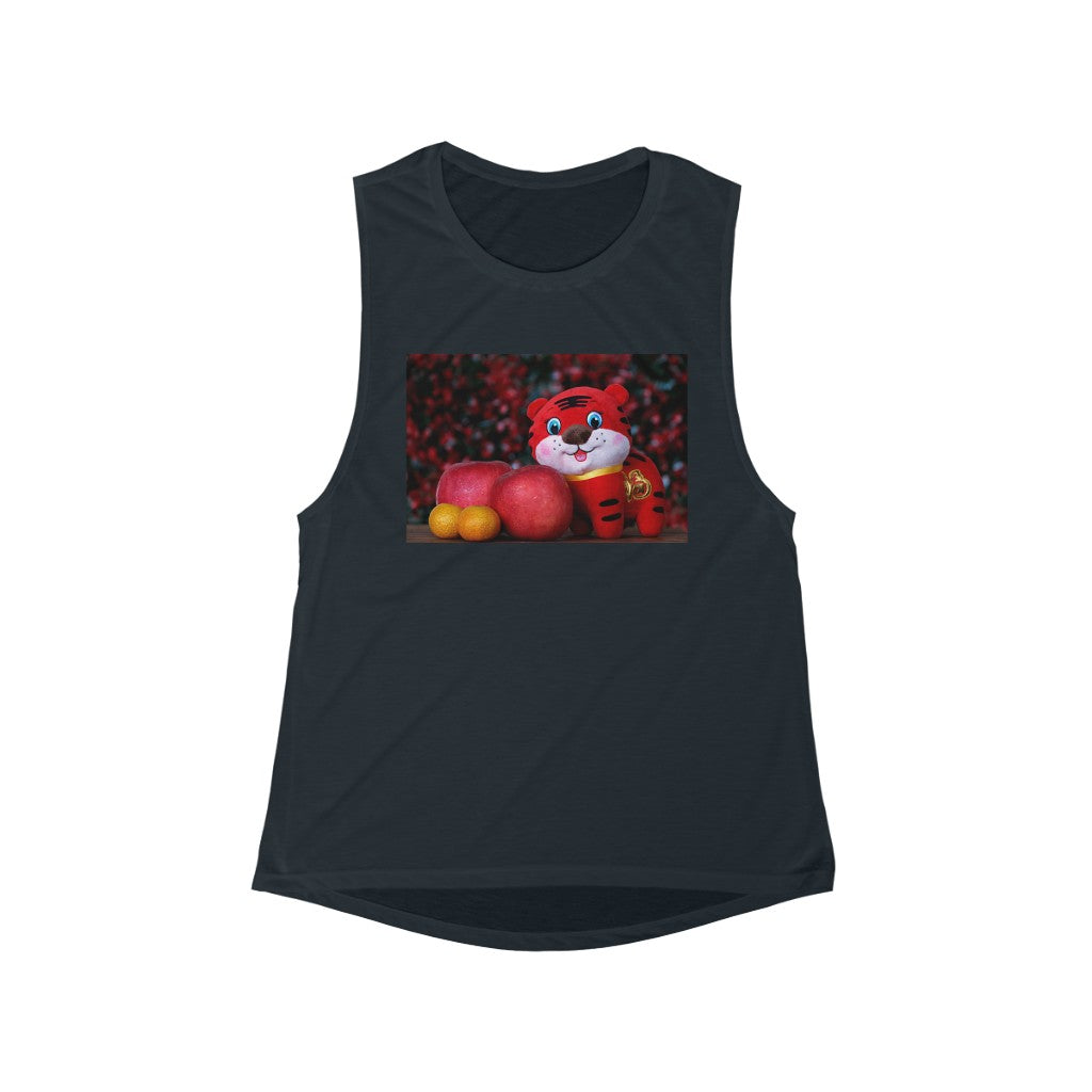 Tiger Women's Flowy Scoop Muscle Tank