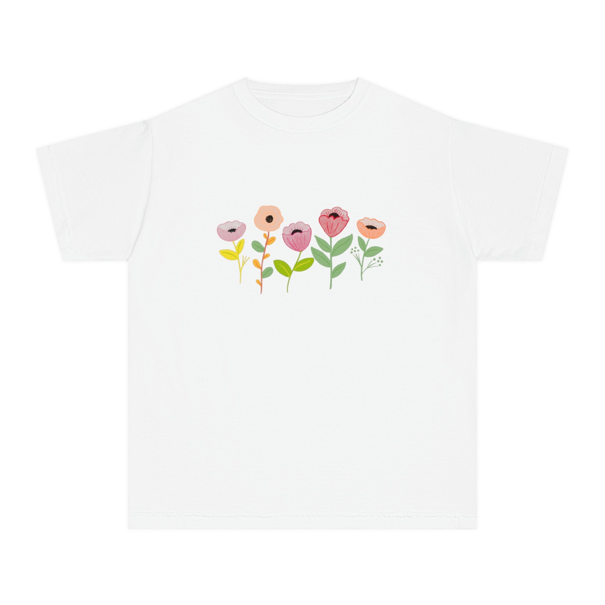 Spring Flowers Youth Midweight Tee