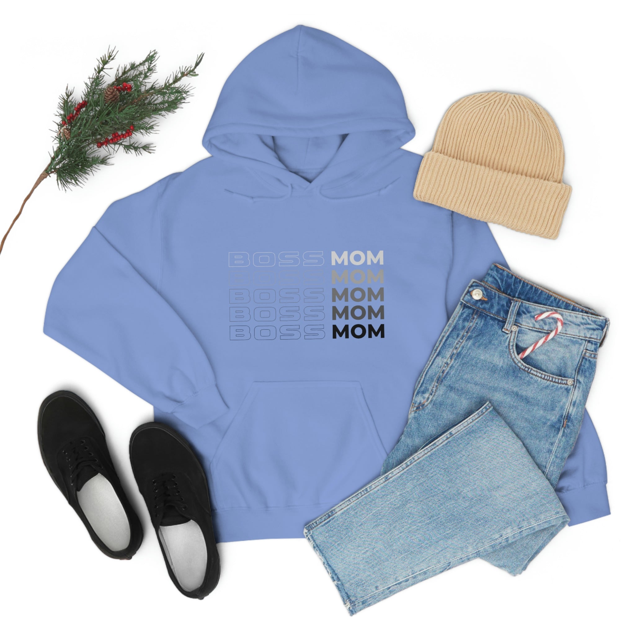 Boss Mom Unisex Heavy Blend™ Hooded Sweatshirt