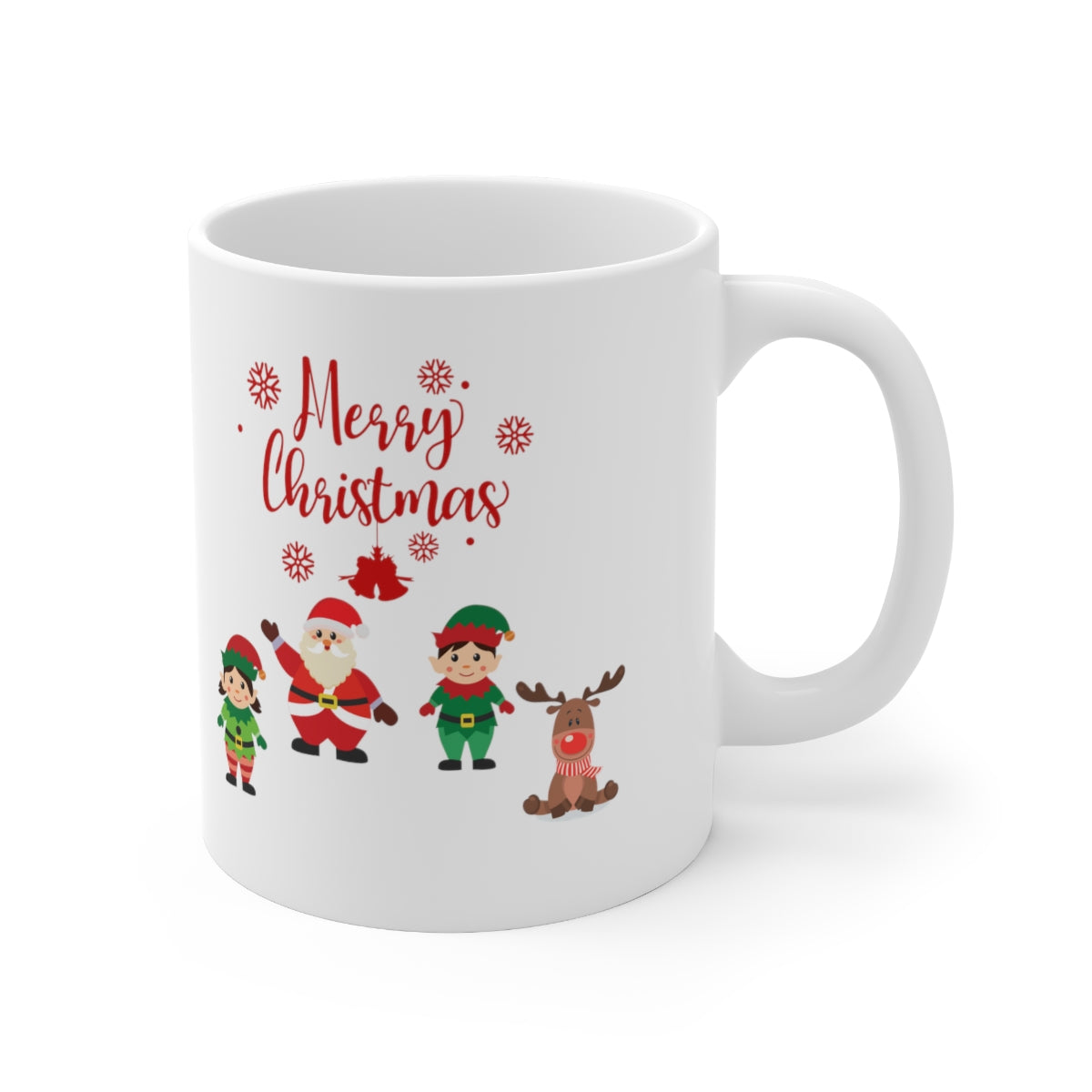 Merry Christmas From Santa & Helpers ceramic Mug 11oz