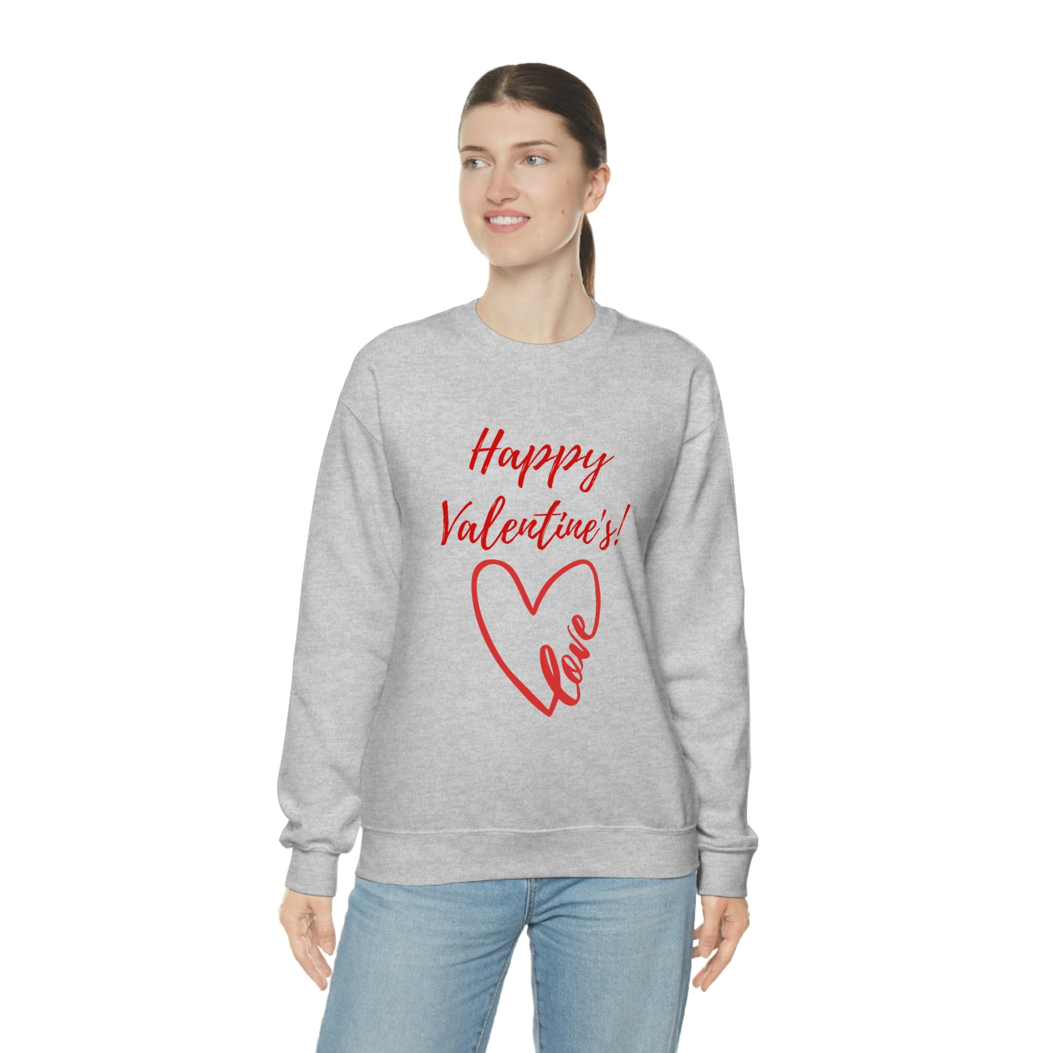 Happy Valentine's Love! Unisex Heavy Blend™ Crewneck Sweatshirt