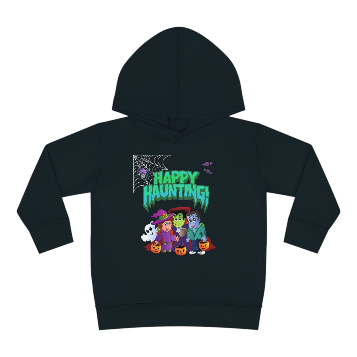 Happy Haunting Toddler Pullover Fleece Hoodie