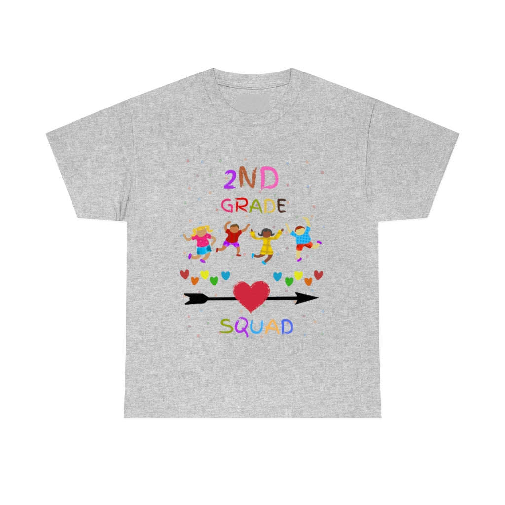 2nd Grade Squad Unisex Heavy Cotton Tee