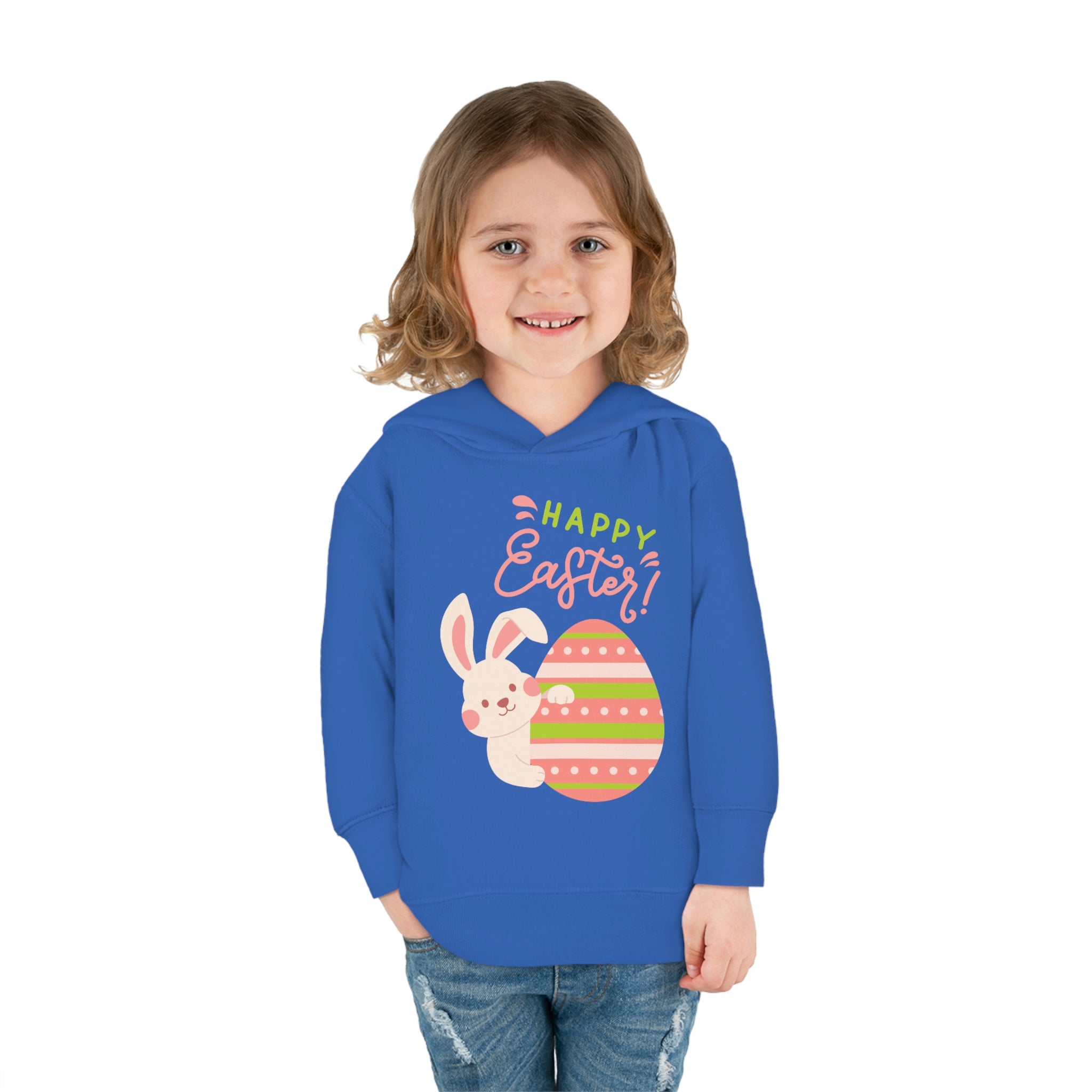 Easter Egg Toddler Pullover Fleece Hoodie