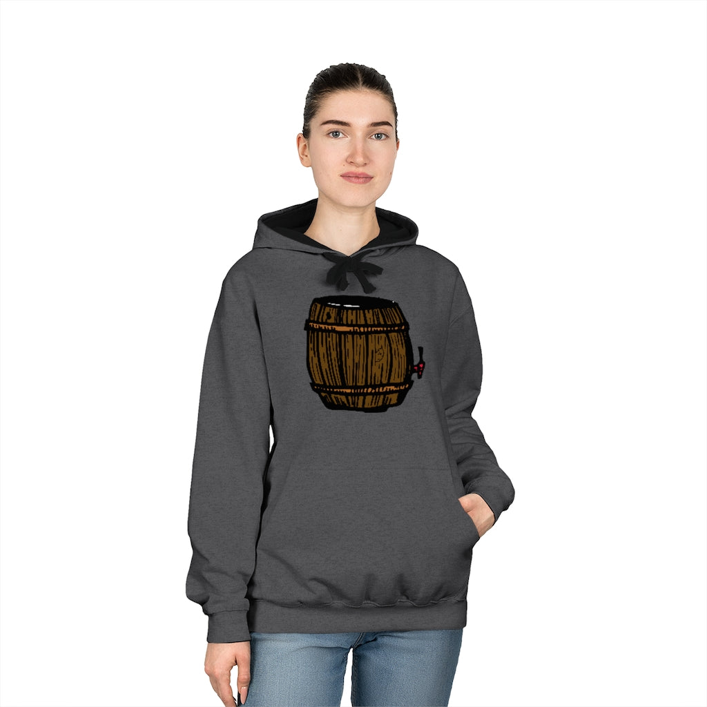 Beer Keg Unisex Varsity Hoodie