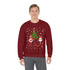 Merry & Bright Holidays Christmas Unisex Heavy Blend™ Crewneck Sweatshirt