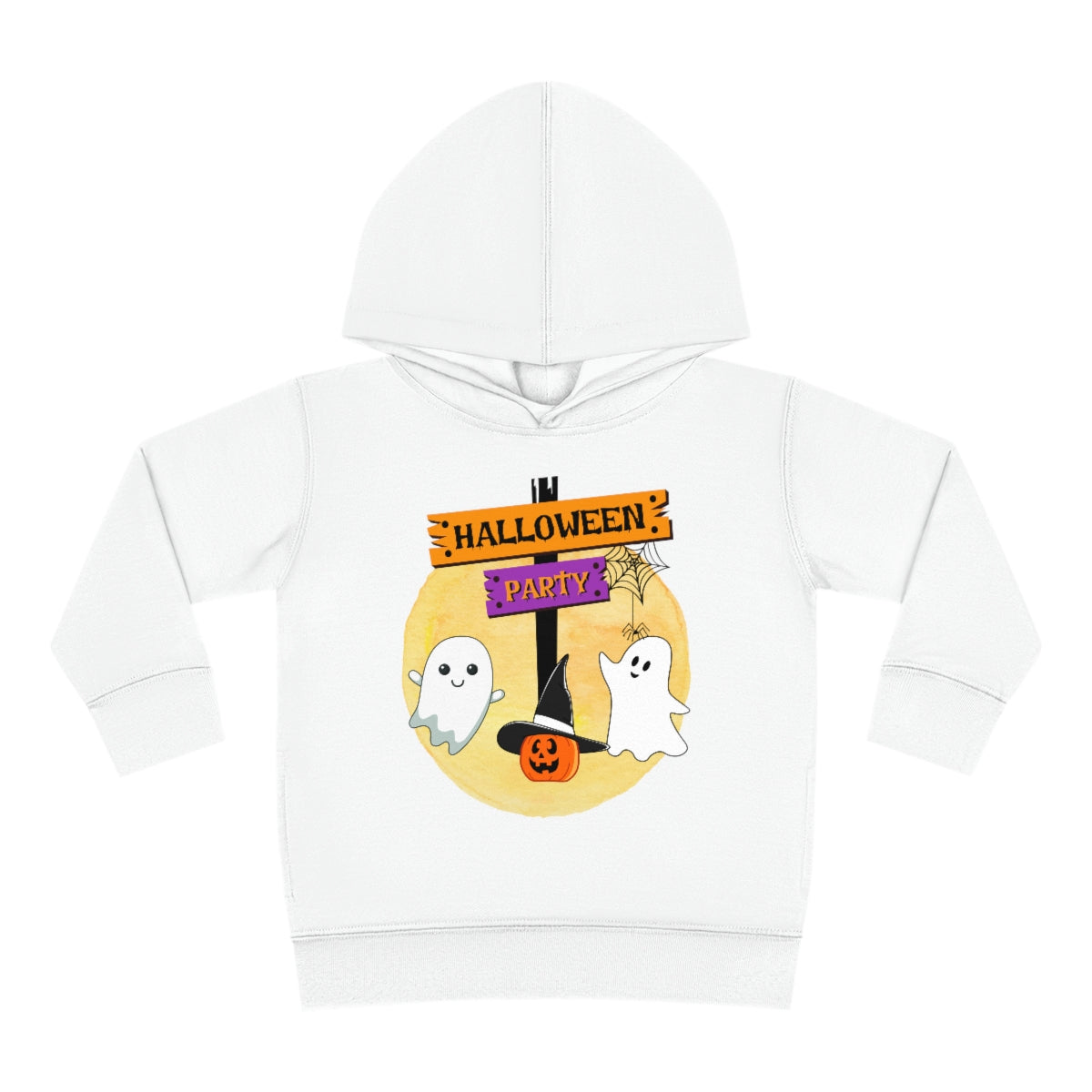 Halloween Party Toddler Pullover Fleece Hoodie