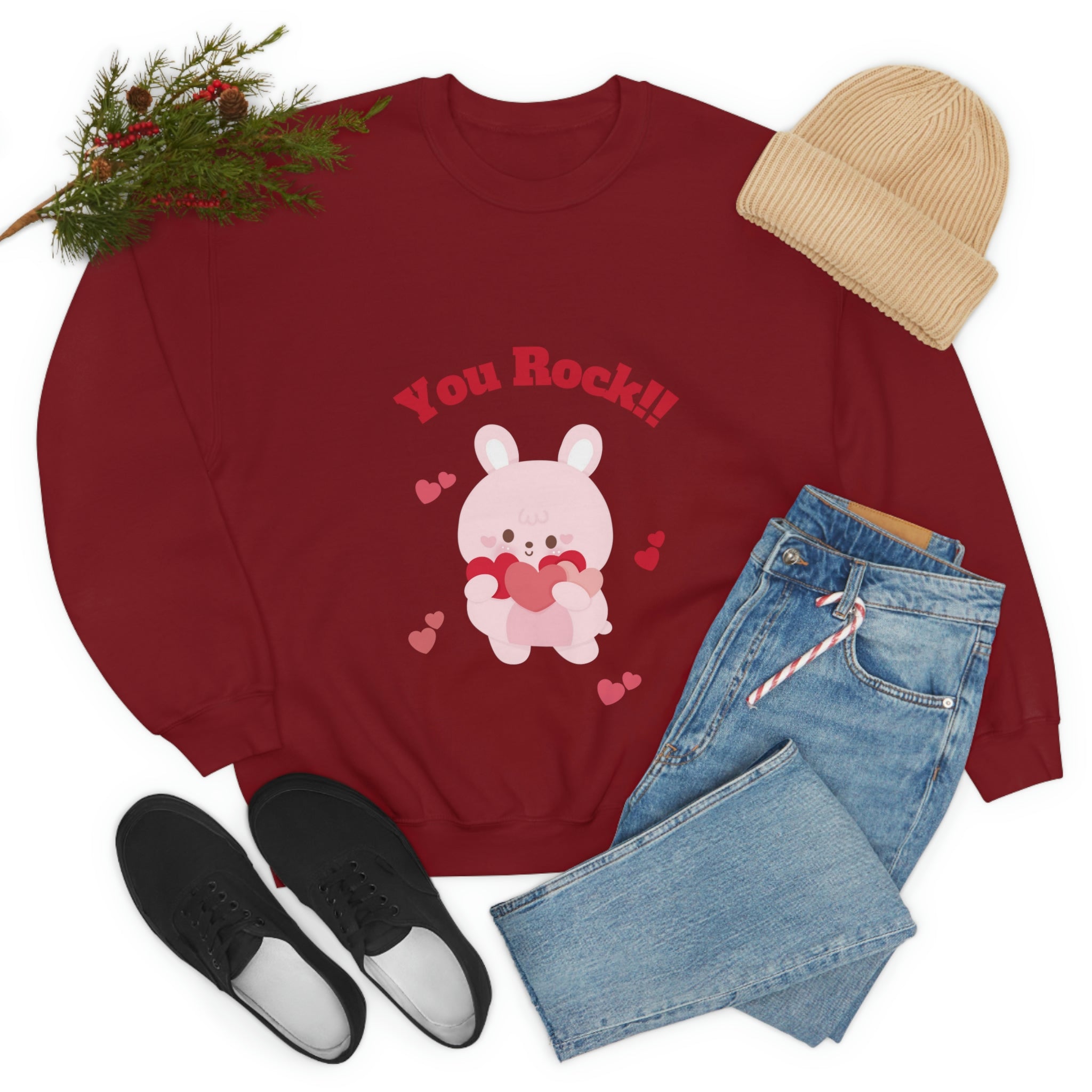 You Rock Unisex Heavy Blend™ Crewneck Sweatshirt