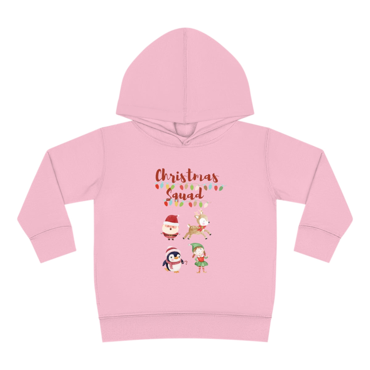 Christmas Squad Toddler Pullover Fleece Hoodie