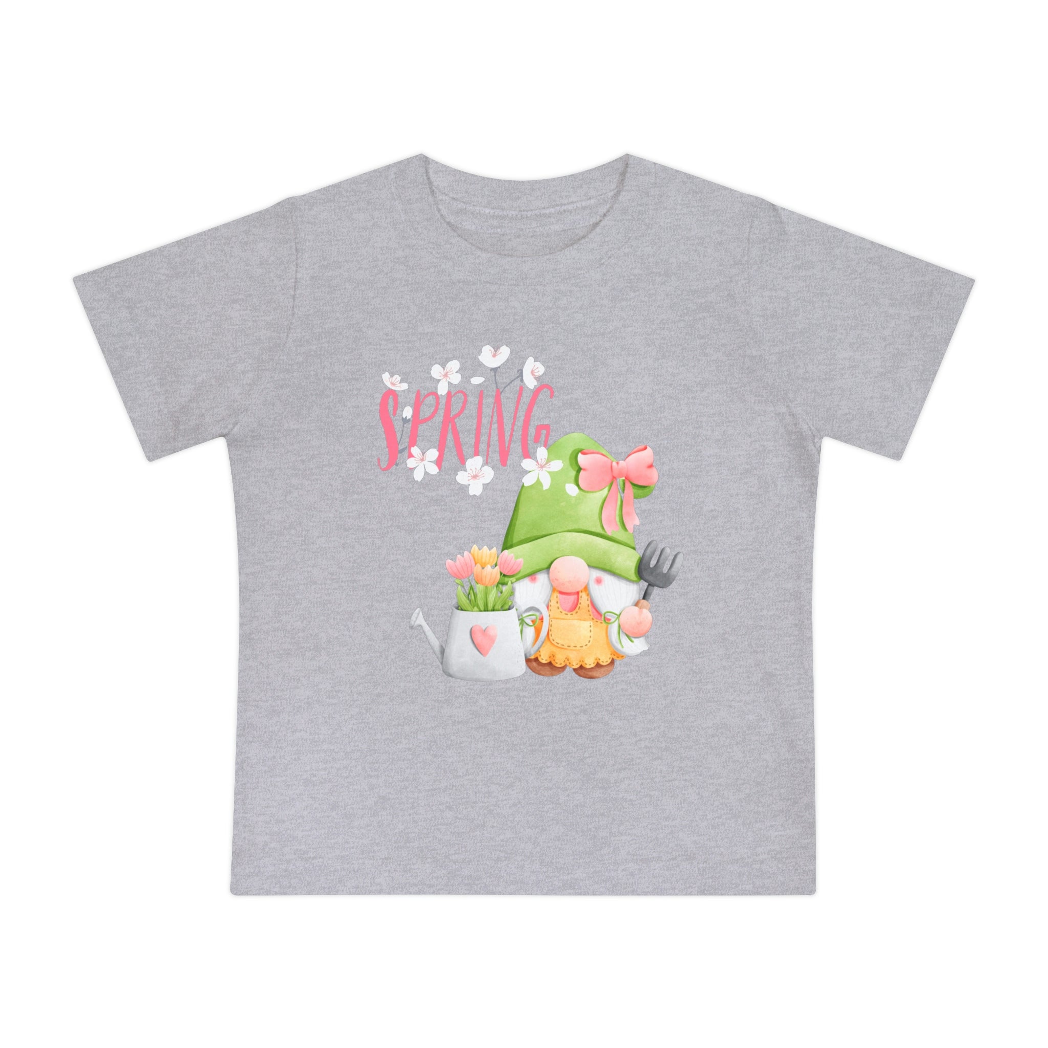 Gnome Happy Spring Baby Short Sleeve T-Shirt