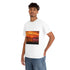 Grasses Sea Sunset Unisex Heavy Cotton Tee