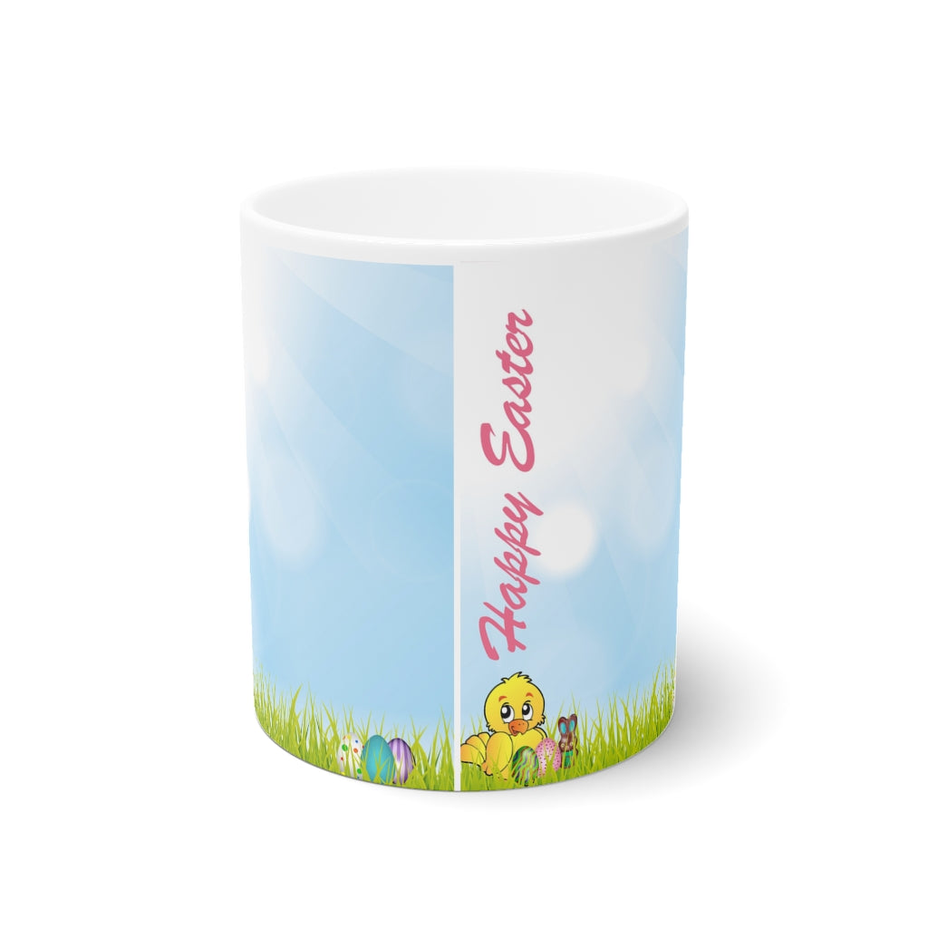 Happy Easter White Ceramic Mug, 11oz and 15oz