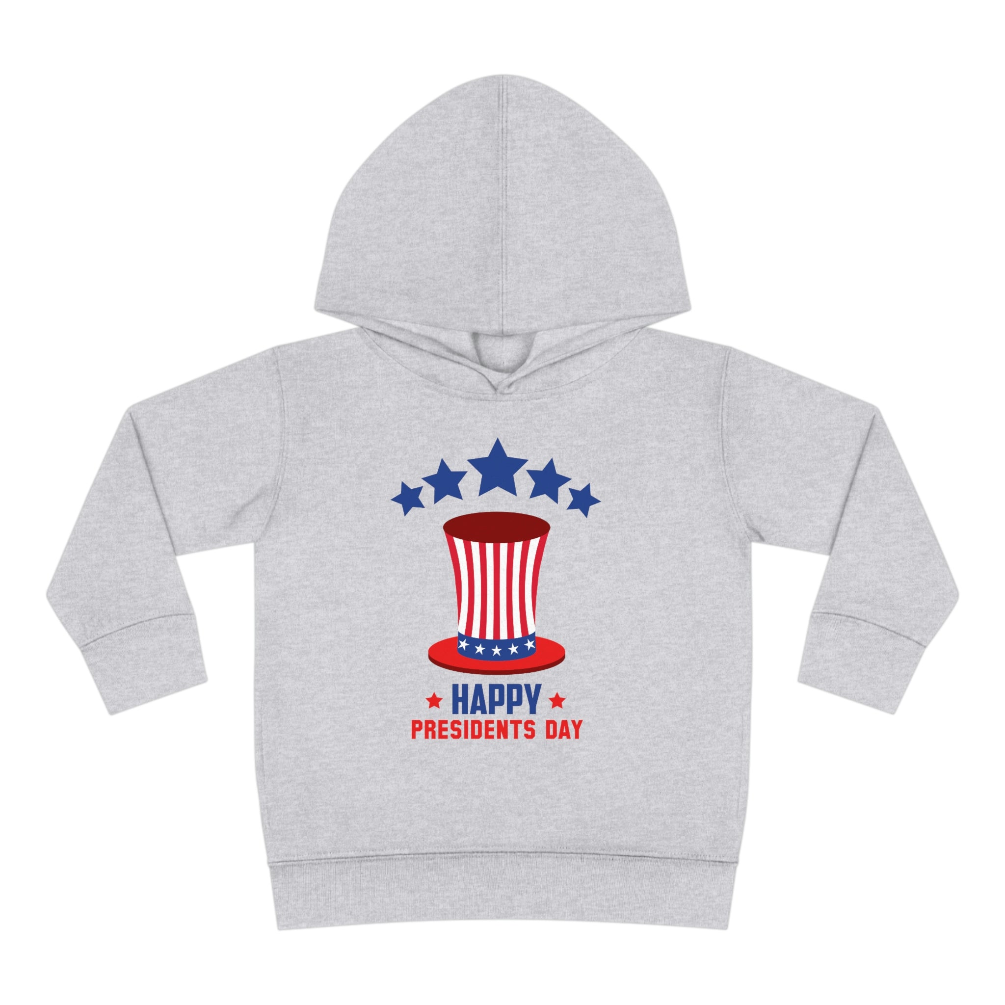 Happy President's Day Hat Toddler Pullover Fleece Hoodie