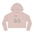 Spring Time Women’s Cropped Hooded Sweatshirt