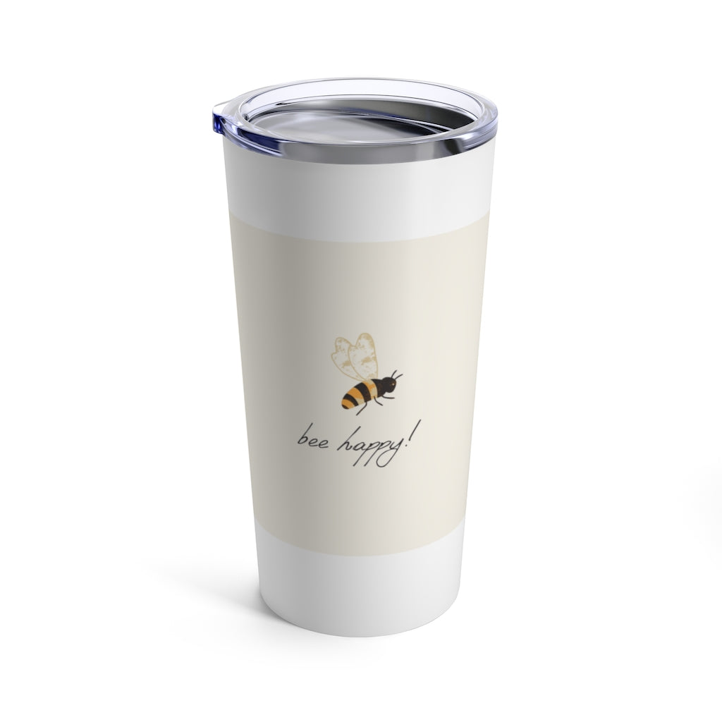 Bee Happy Tumbler 20oz