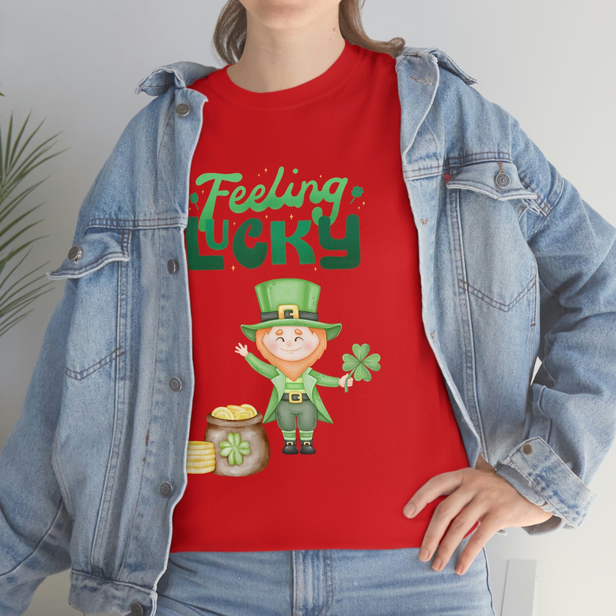 Feeling Lucky Unisex Heavy Cotton Tee