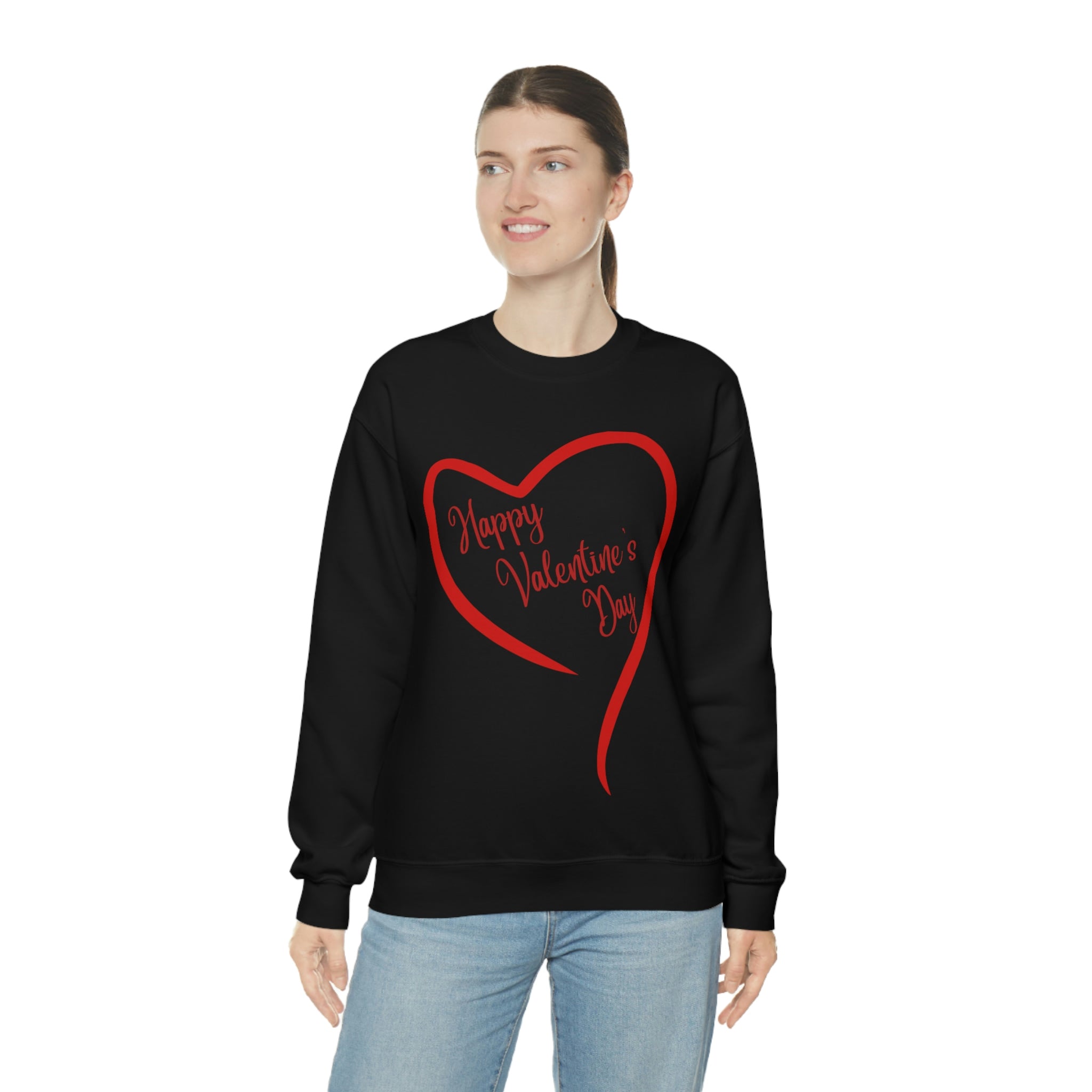 Happy Valentine's Day Unisex Heavy Blend™ Crewneck Sweatshirt