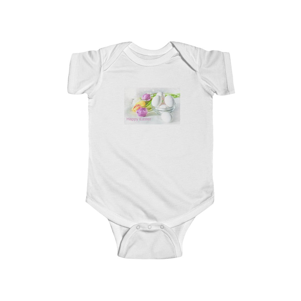 Happy Easter Infant Fine Jersey Bodysuit