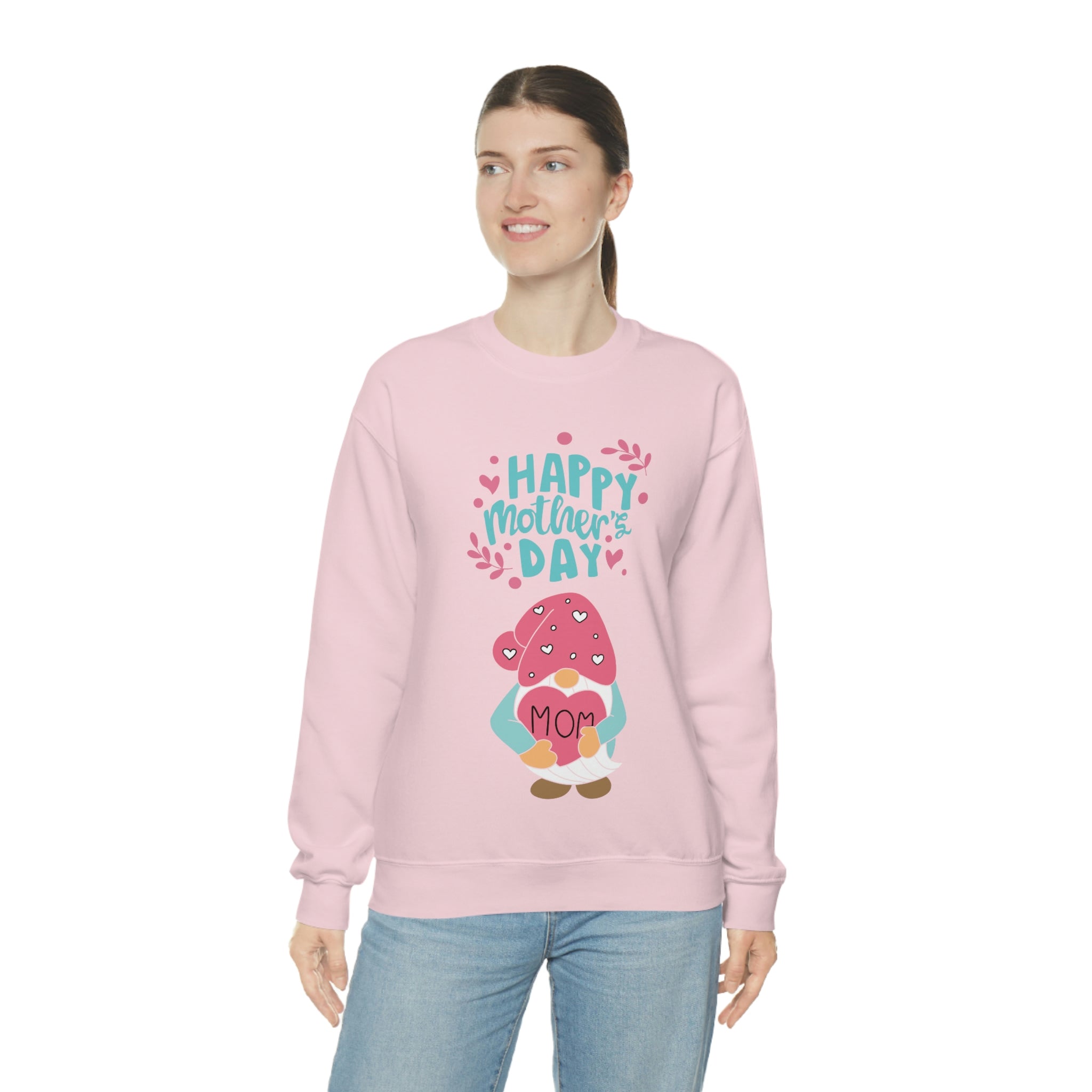 Happy Mother's Day Gnome Unisex Heavy Blend™ Crewneck Sweatshirt